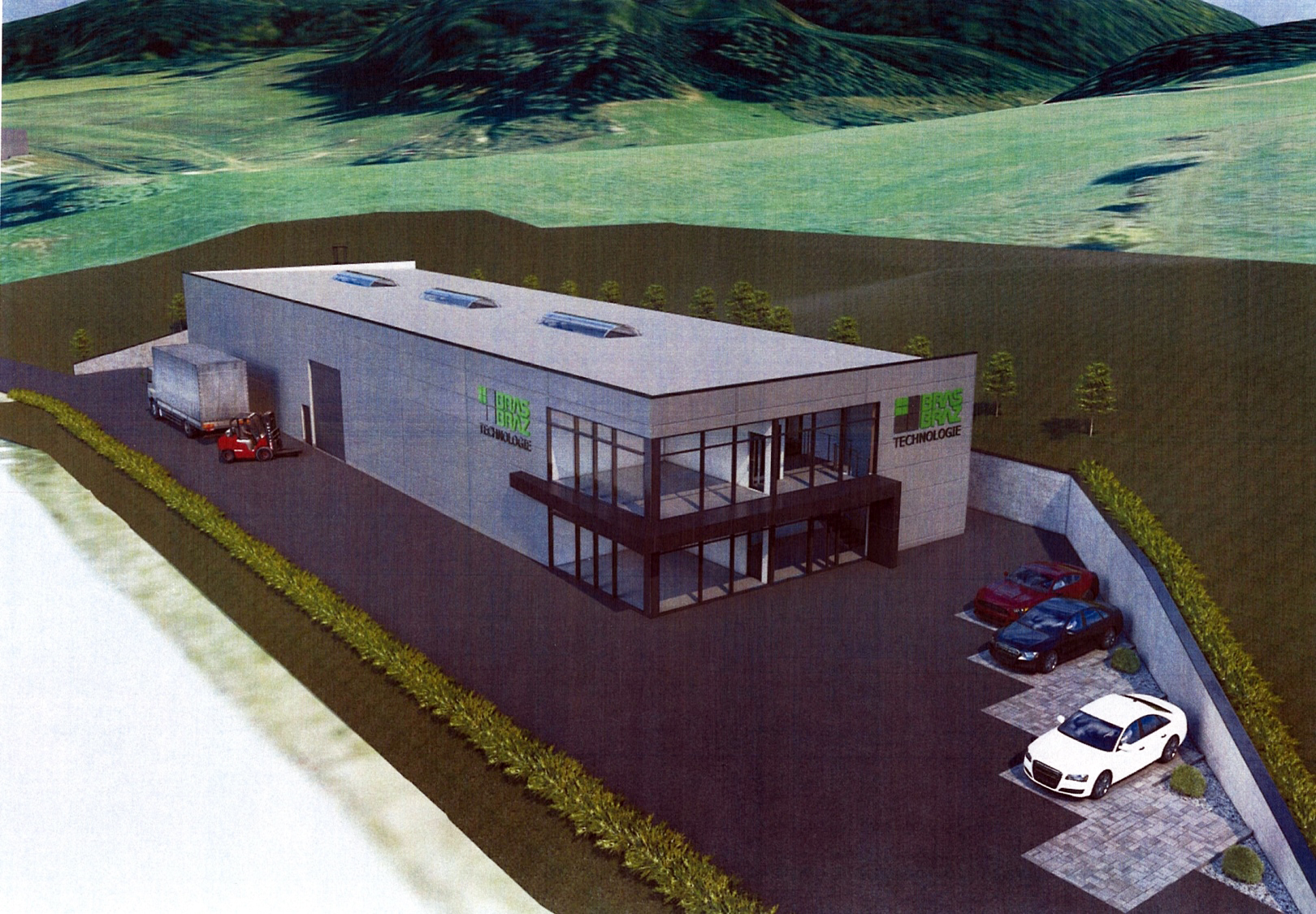 EXKLUZÍVNE! Veľký pozemok na dve haly 8.166 m2, Dolný Hričov pri Žiline, Cena: Info v RK